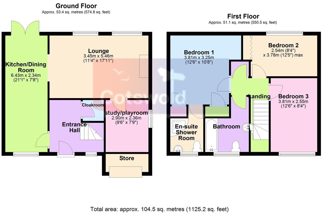Kingsclere Drive, Bishops Cleeve, Cheltenham, GL52 floorplan