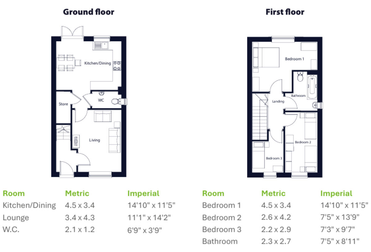 Meadow View, Newcastle floorplan