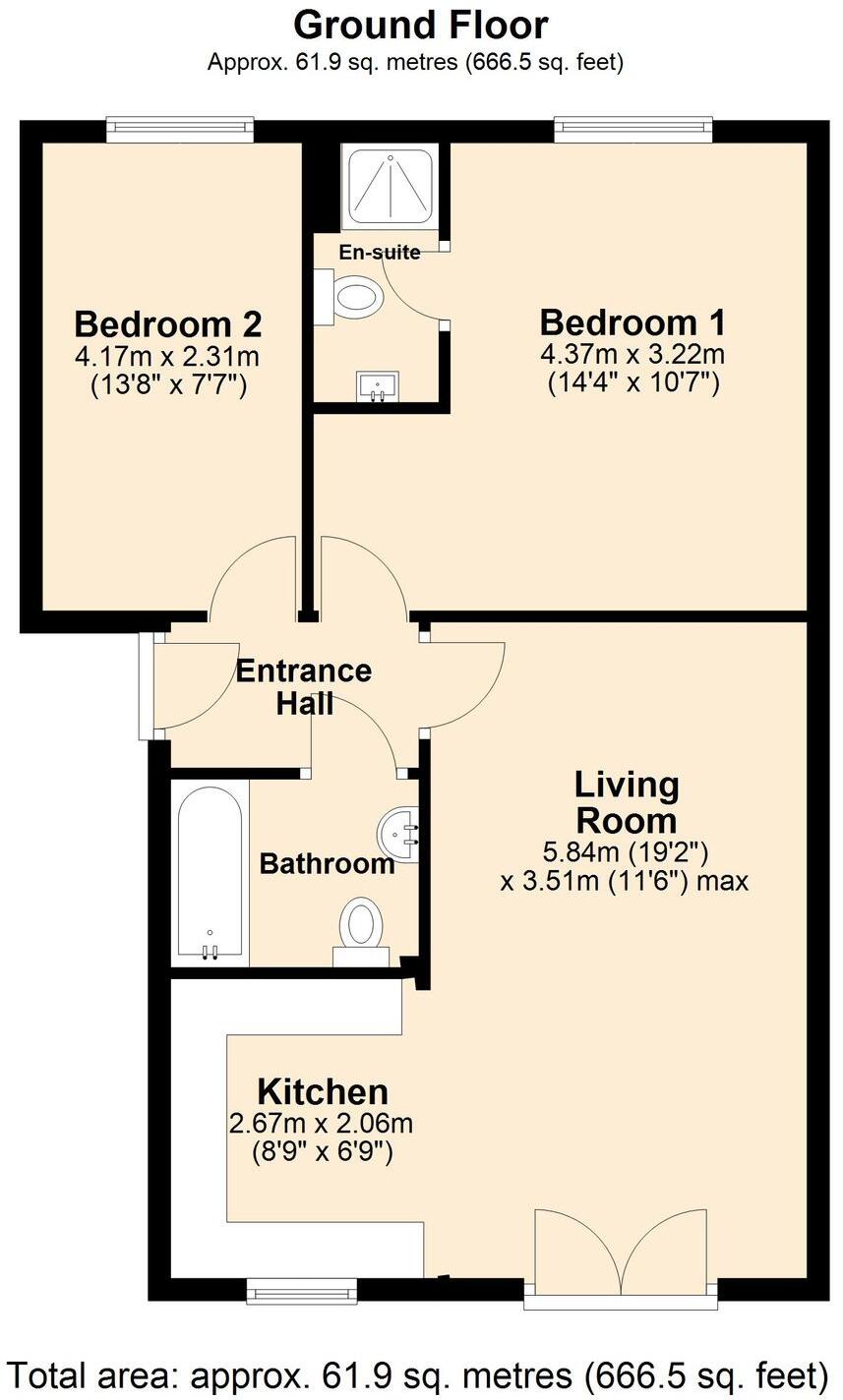 Swans Reach, Falmouth, TR11 floorplan