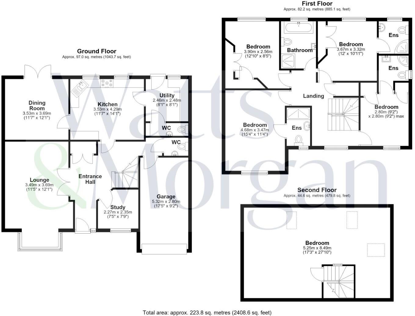 Coychurch, Bridgend County Borough, CF35 5HN floorplan
