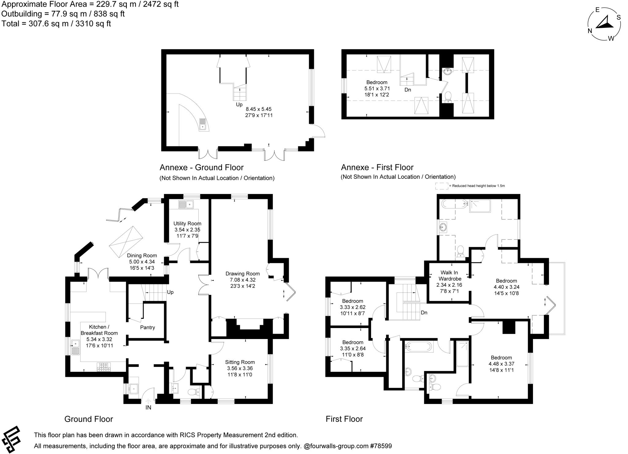 Station Road, Woolhampton, Reading, Berkshire, RG7 floorplan