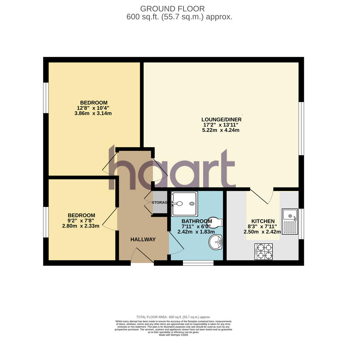 Roundhill Way, Loughborough floorplan