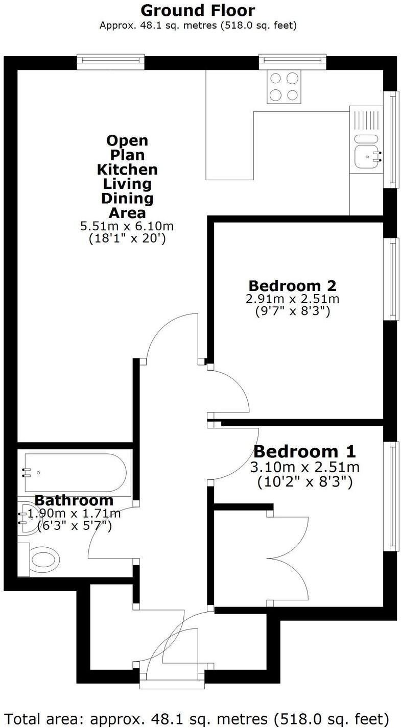 Waterfields, Retford, DN22 floorplan