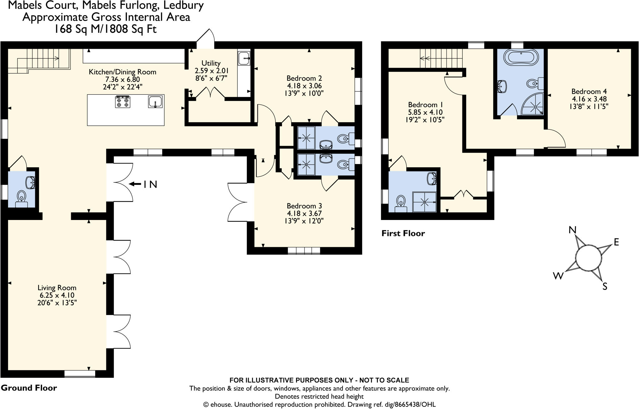 Mabels Furlong, Ledbury, Herefordshire, HR8 floorplan