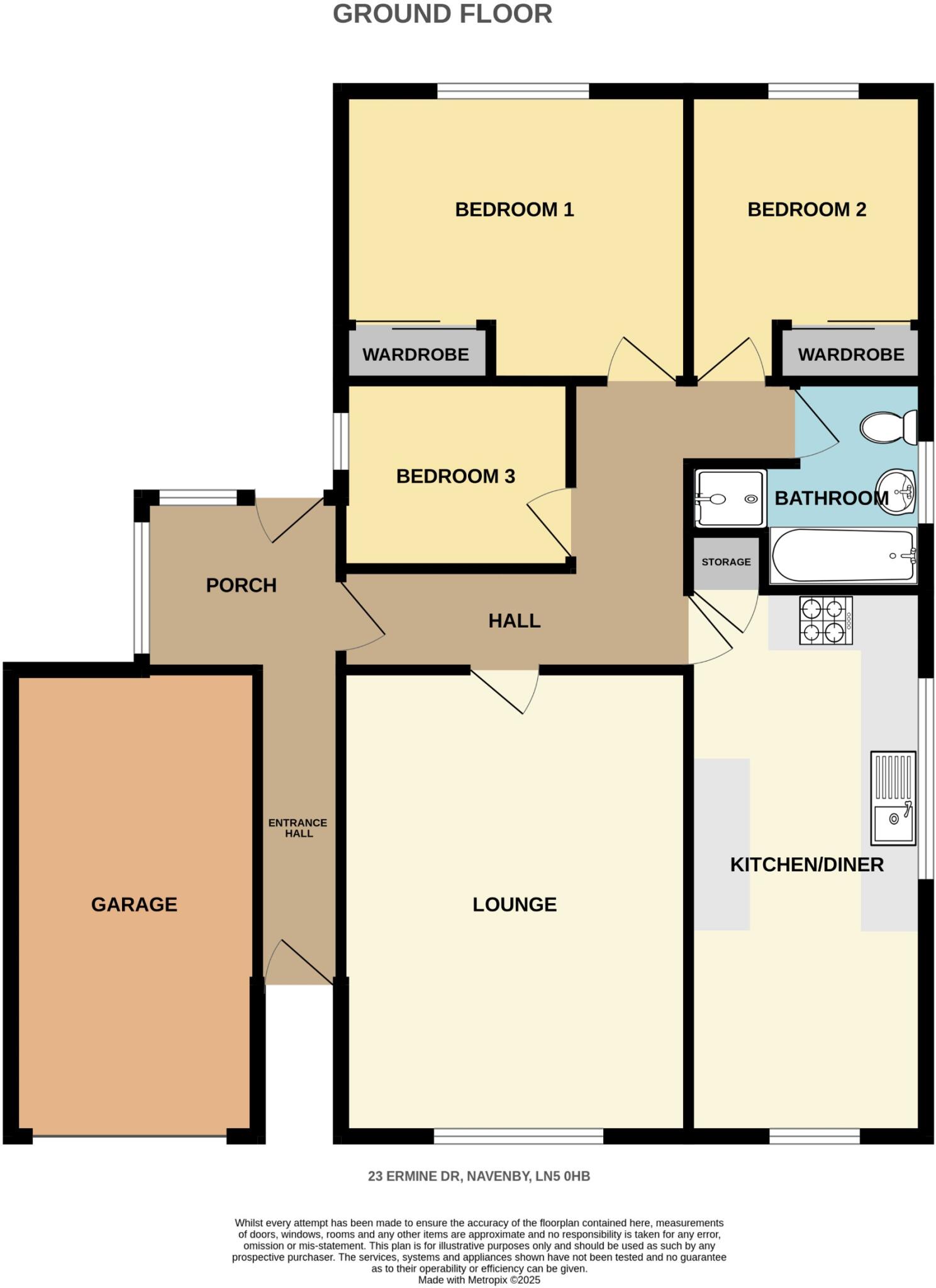 Ermine Drive, Navenby, LN5 floorplan