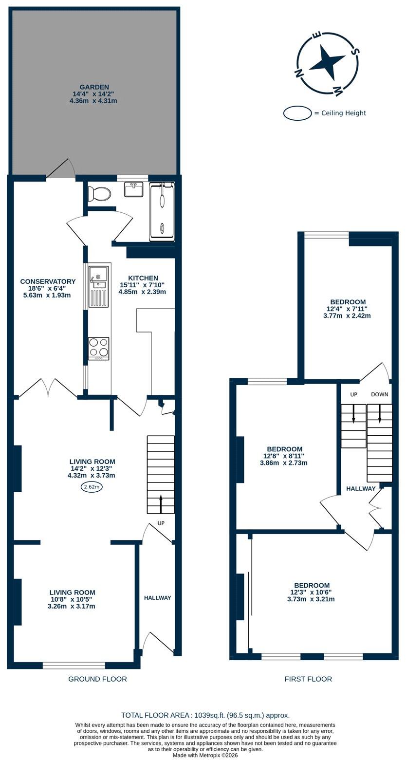 Third Avenue, Queens Park, W10 floorplan
