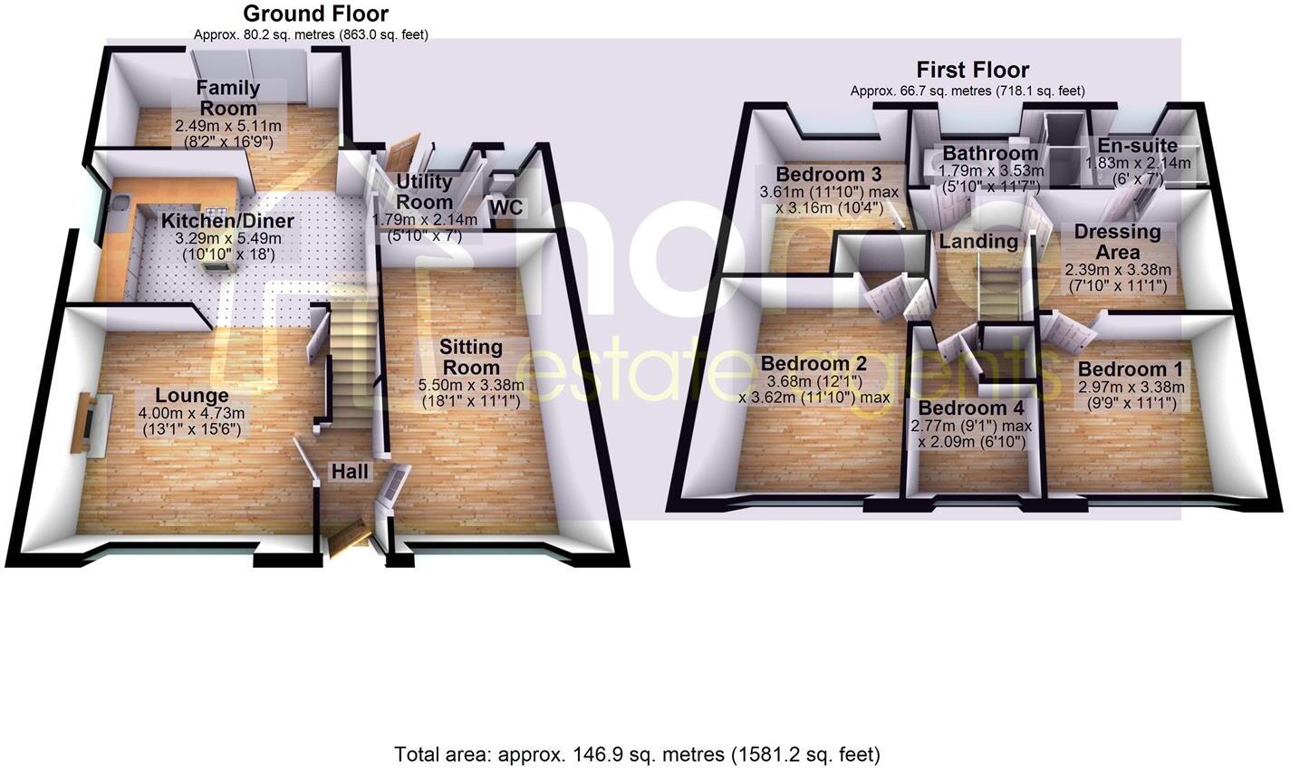 Tennyson Avenue, Dukinfield floorplan