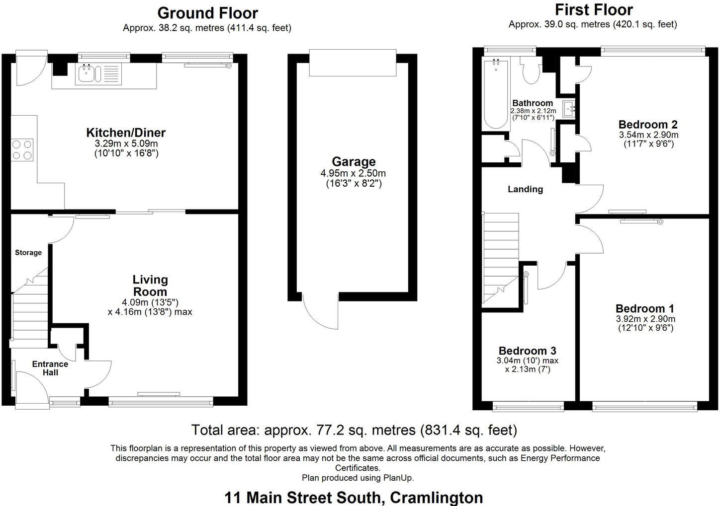 Main Street South Seghill floorplan