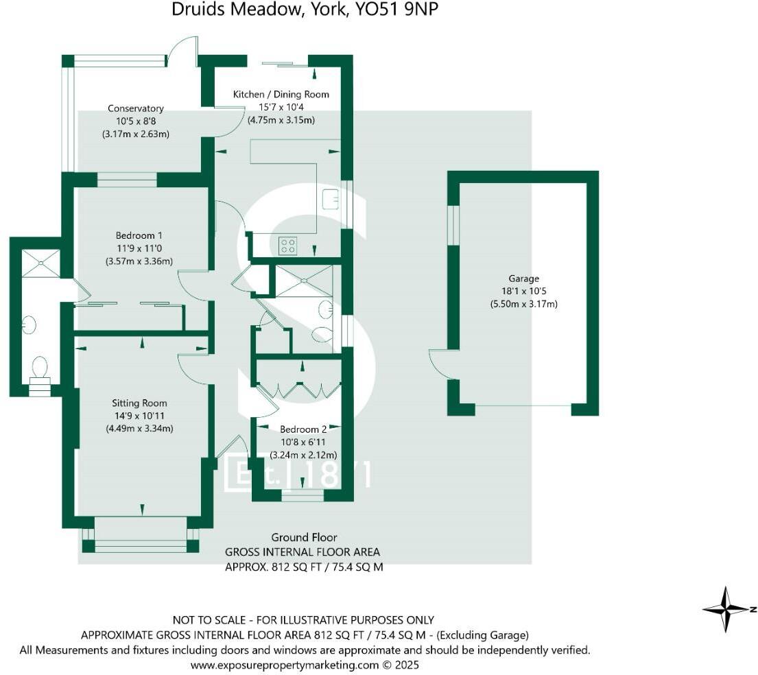 Druids Meadow, Boroughbridge floorplan