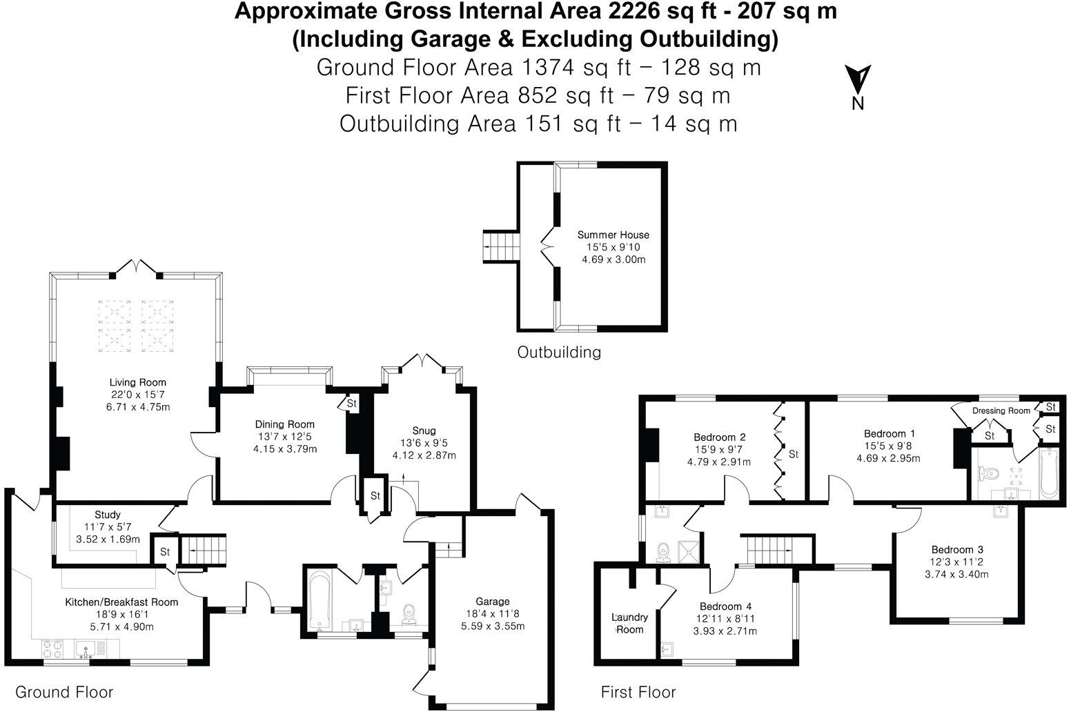 Warren Corner, Ewshot, Farnham, Surrey, GU10 floorplan