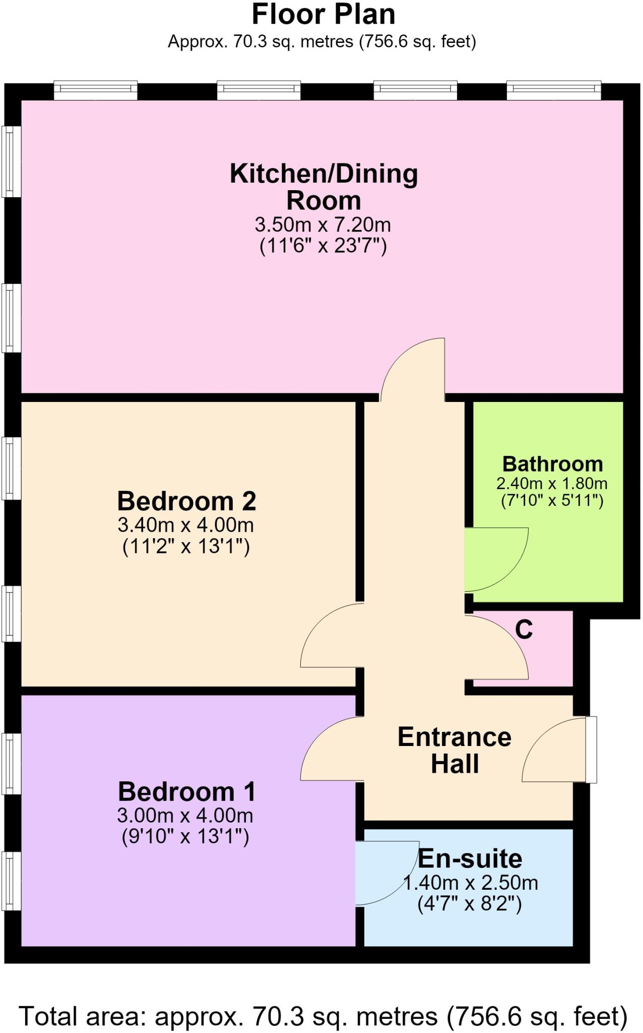 Neptune Place, One Baltic Square, Liverpool, L8 floorplan