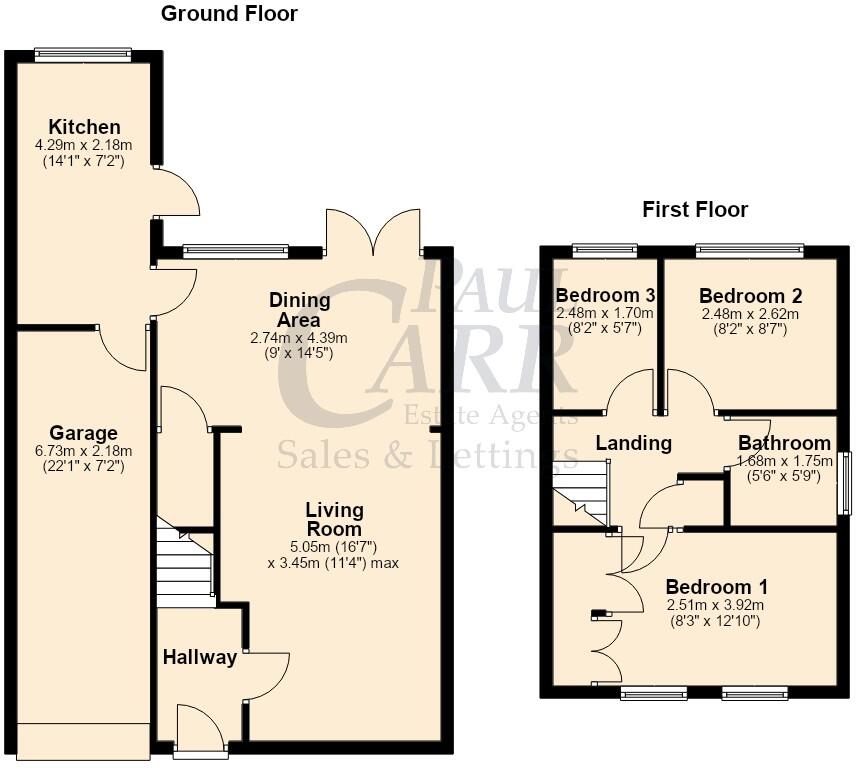 Lapwing Close, Cheslyn Hay floorplan