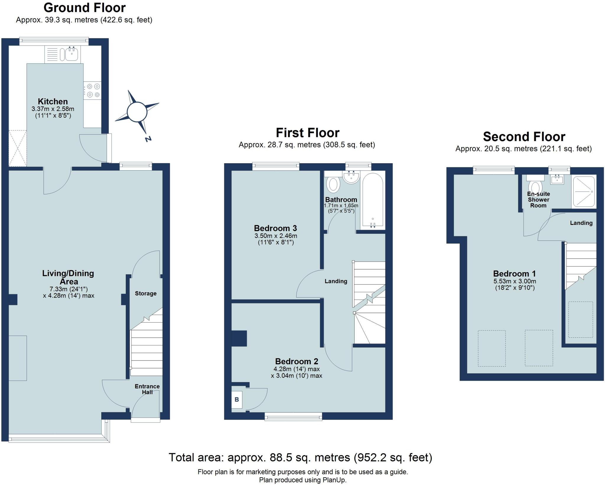 Weybourne Close, Harpenden, Hertfordshire, AL5 floorplan