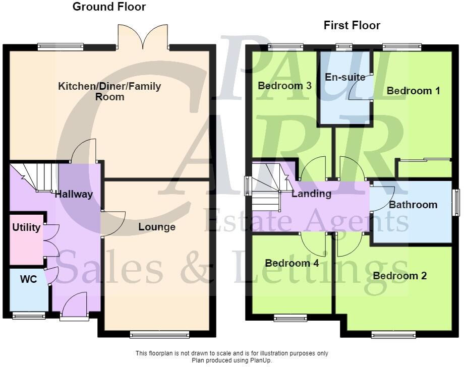 PLOT 254 The Hallam, Upper Outwoods Road, Burton upon Trent. DE13 9UE floorplan