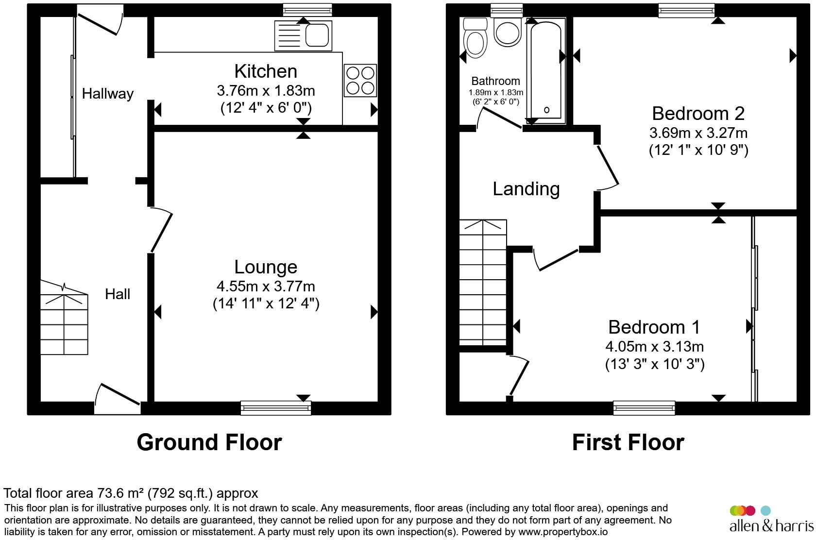 Priory Avenue, Paisley floorplan