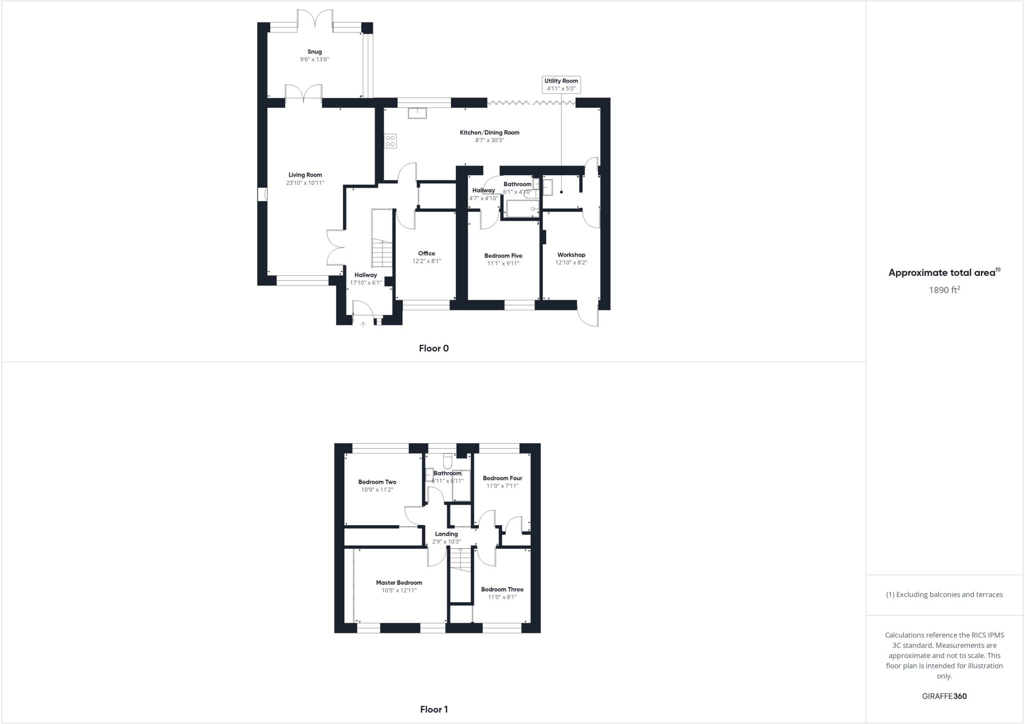 Barwell Close, Crowthorne, Berkshire, RG45 floorplan