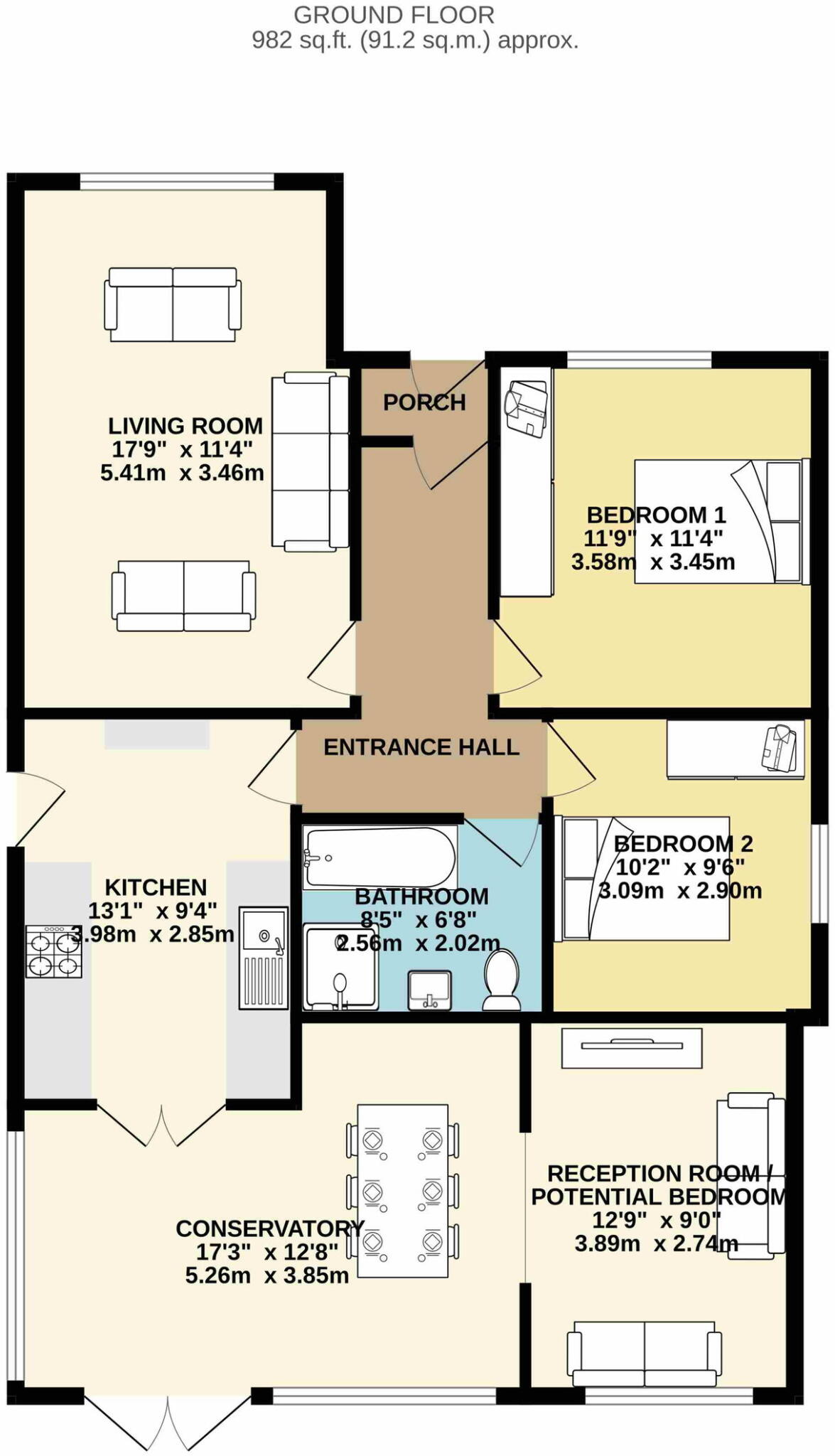 Evesham Road, Cheadle floorplan