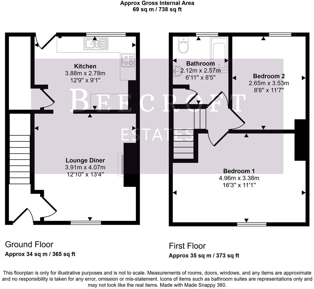 Raley Street, Barnsley floorplan