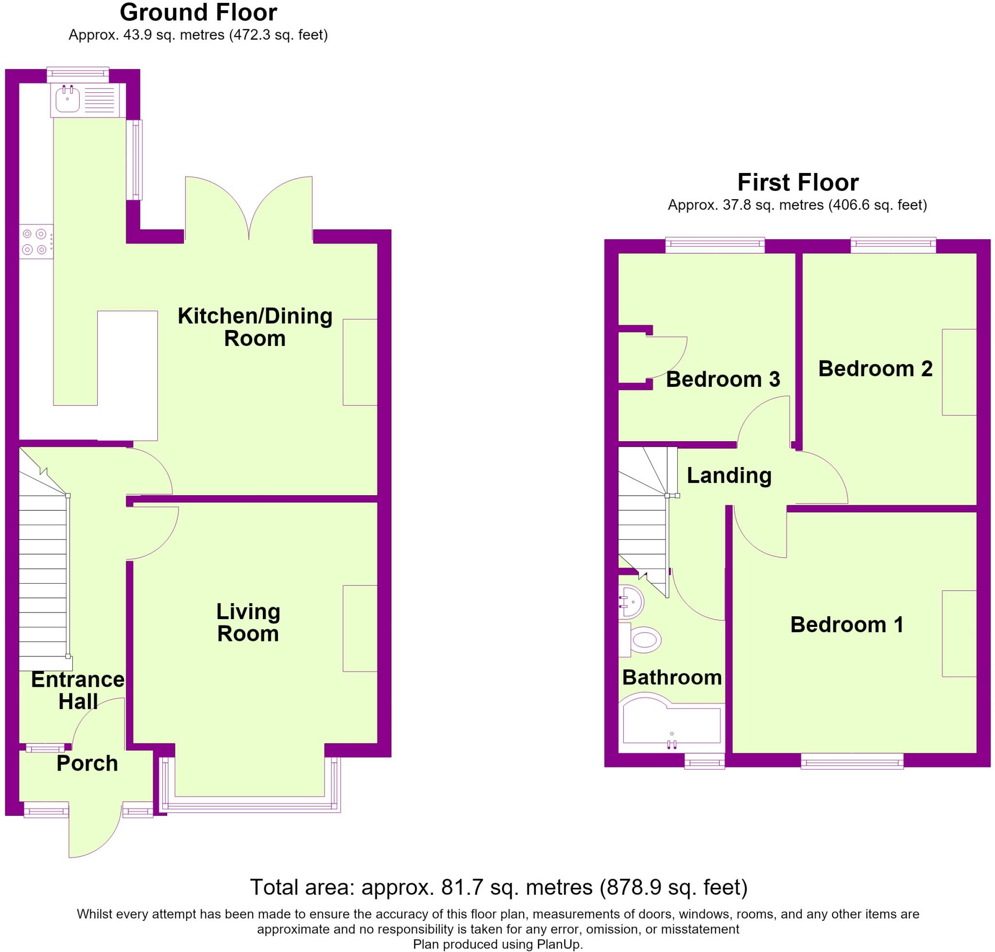Hindover Road, Seaford, East Sussex floorplan