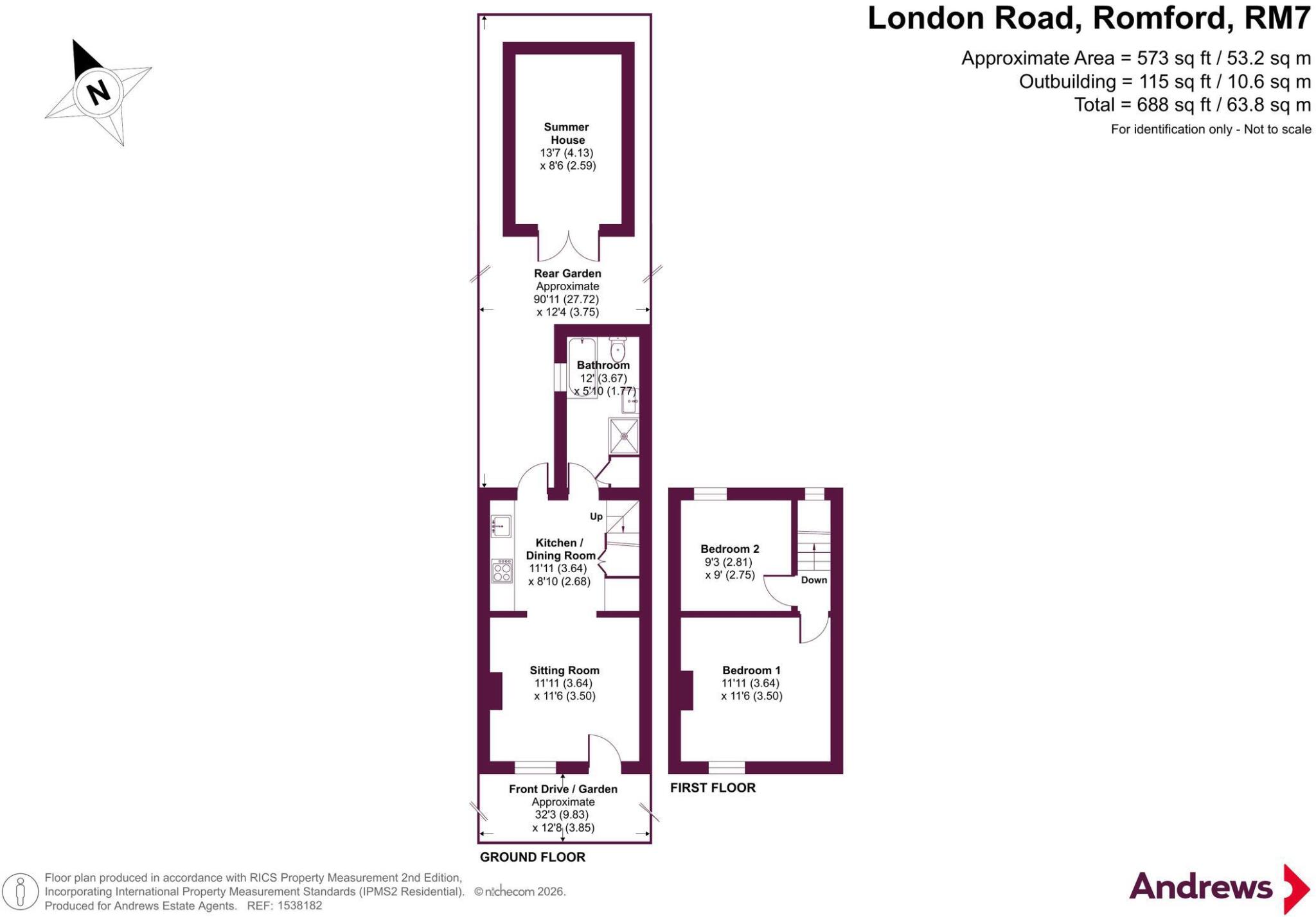 London Road, Romford, RM7 floorplan