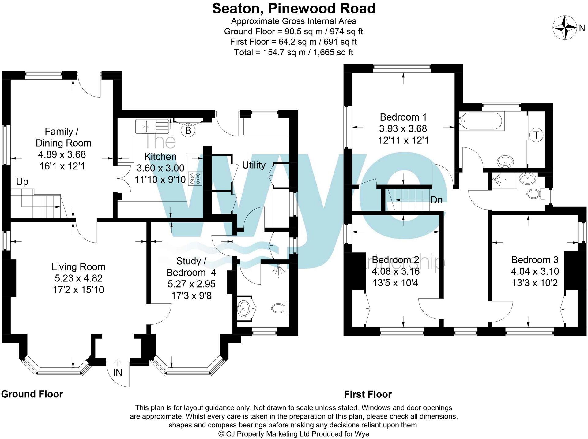 Pinewood Road, High Wycombe, HP12 floorplan
