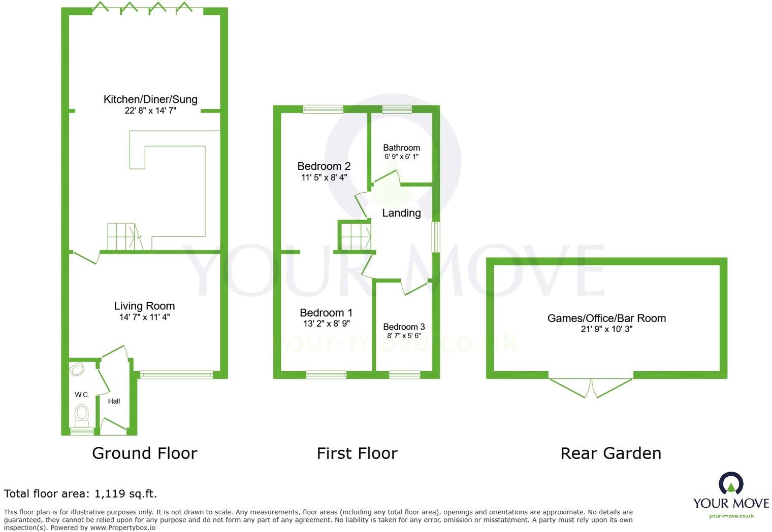 Sutherland Close, Greenhithe, Kent, DA9 floorplan