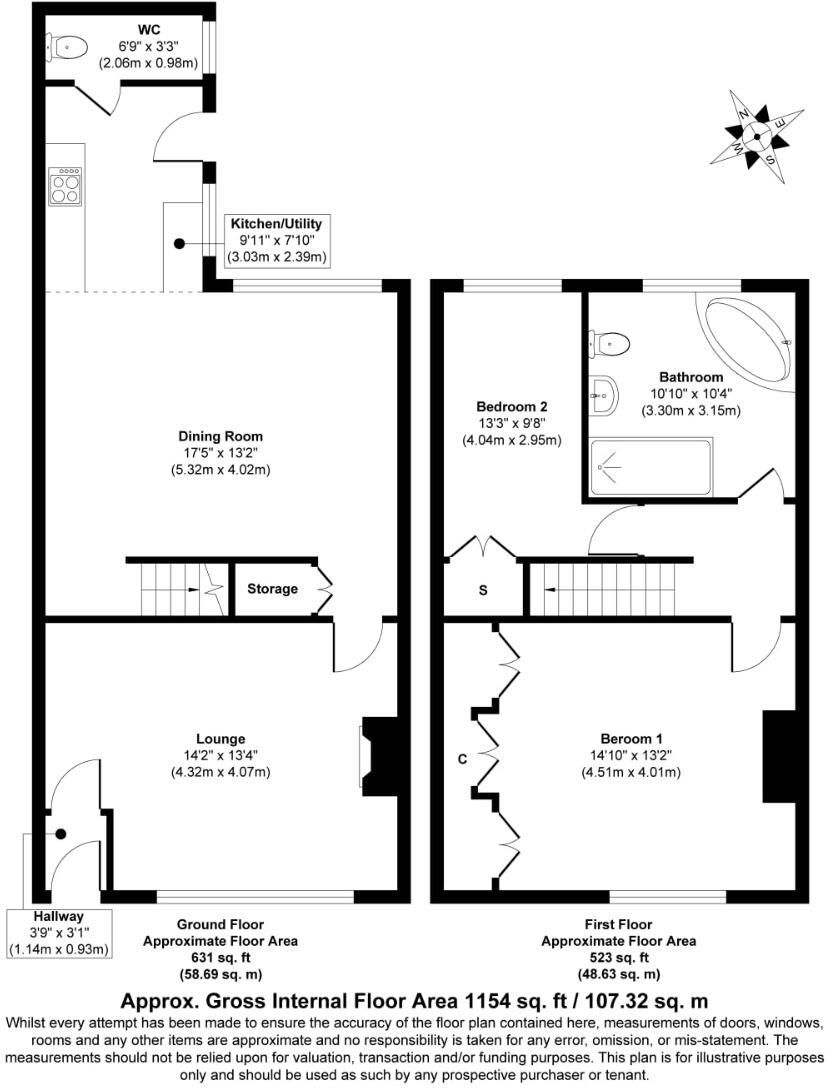 St Nicholas Street, Castleford, Wakefield floorplan
