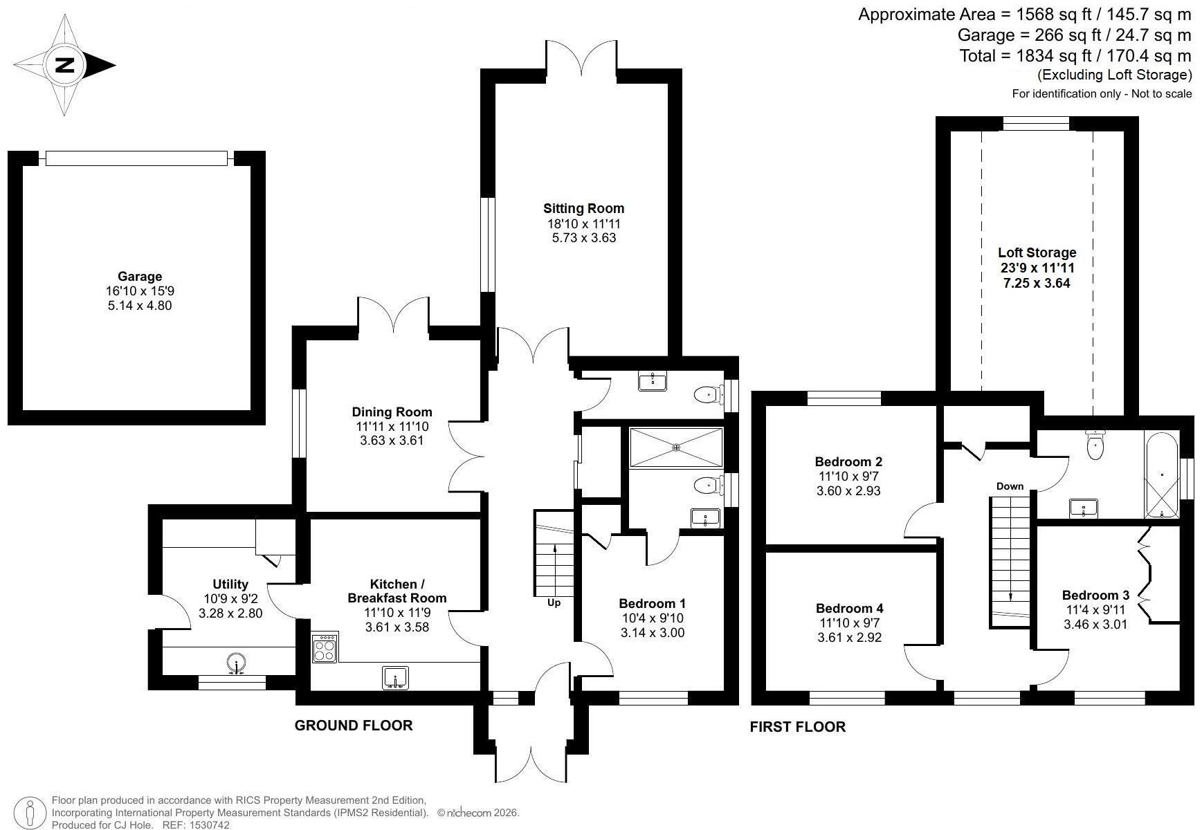 Oxenton, Cheltenham, GL52 floorplan