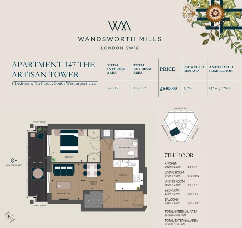 Wandsworth SW18 floorplan