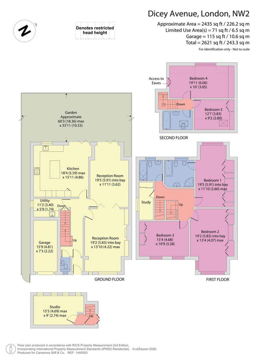 Dicey Avenue, London, NW2 floorplan