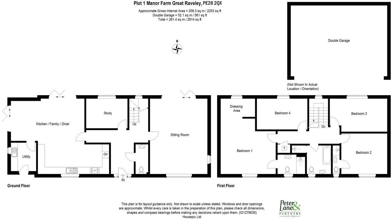 Manor Farm, Great Raveley, Huntingdon, PE28 floorplan