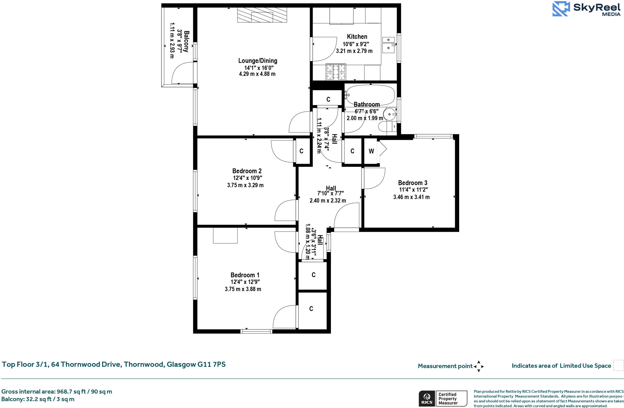 Thornwood, Glasgow floorplan