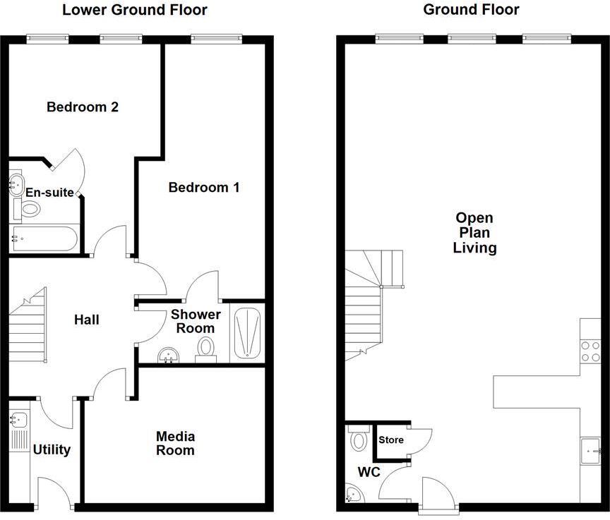 Holcombe Road, Rossendale floorplan