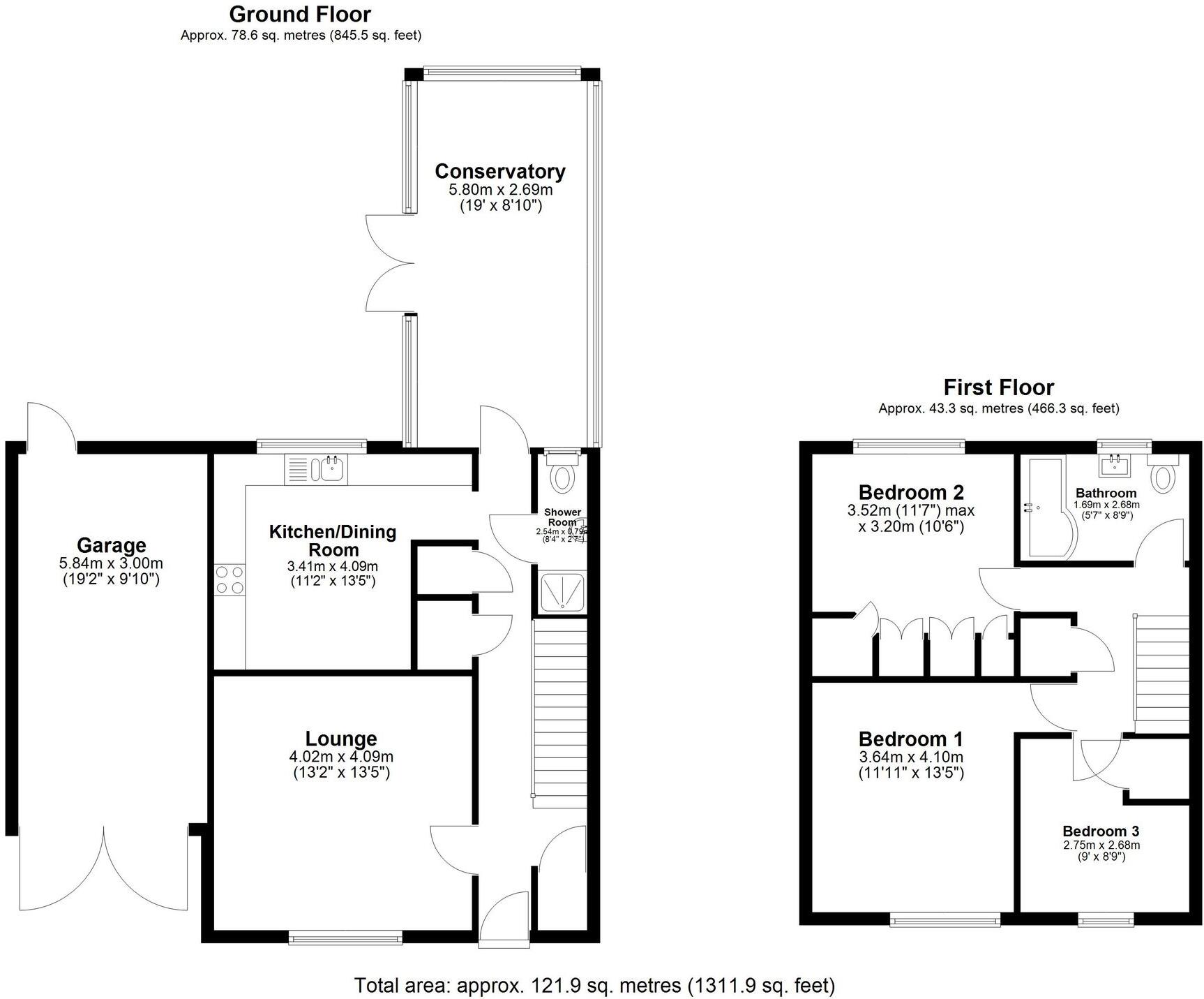 Meadowcroft Way, Orwell, SG8 floorplan