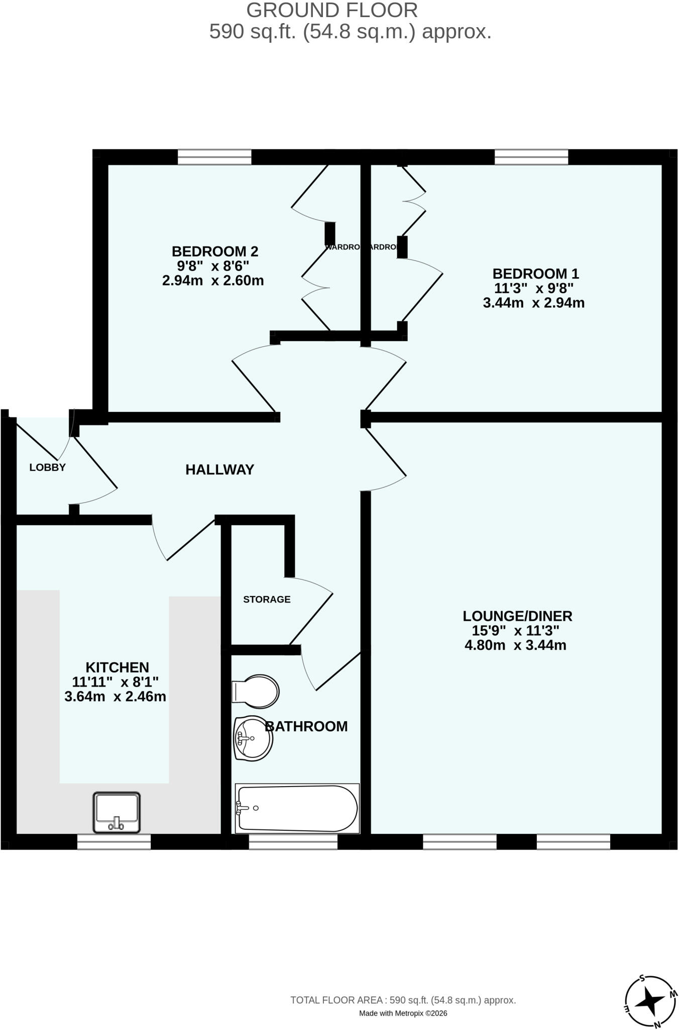Grange Road, Torquay, Devon floorplan