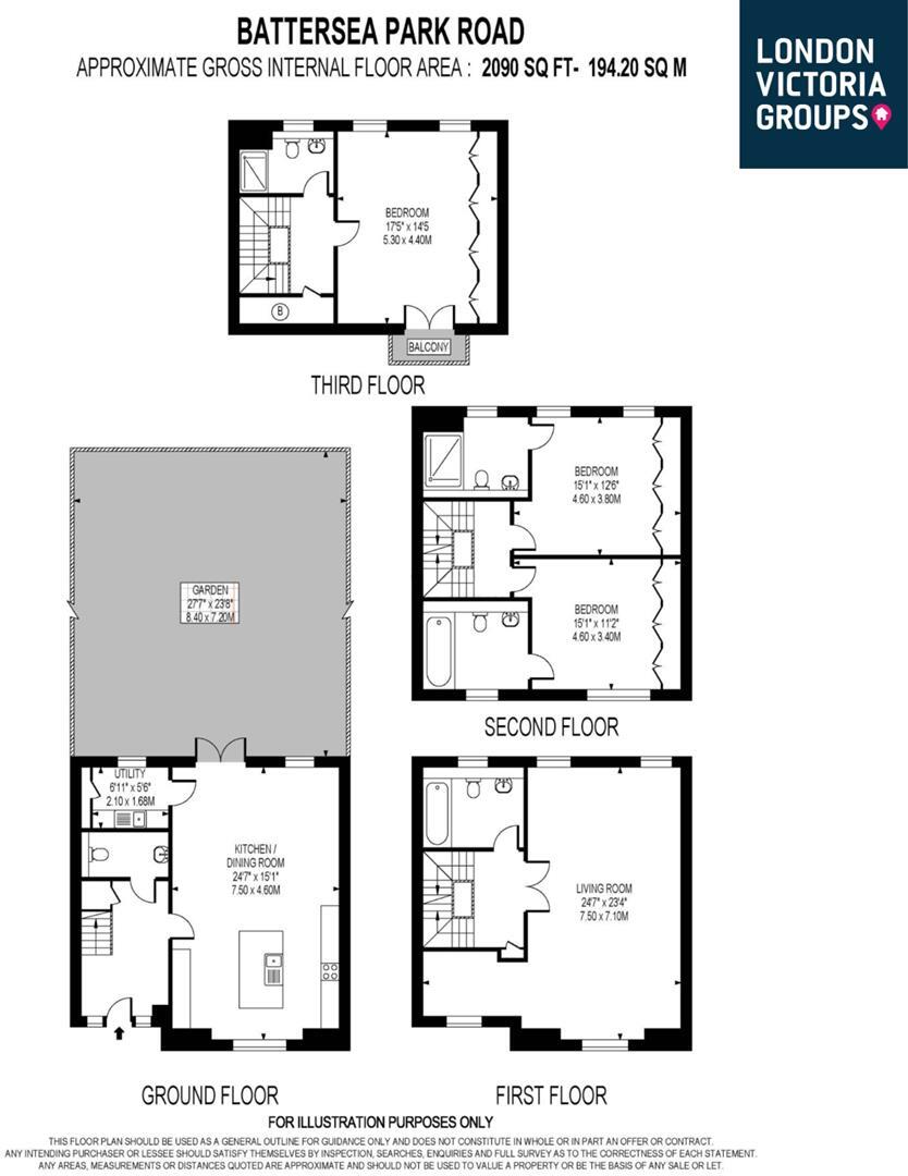 Battersea Park Road, London, SW11 floorplan