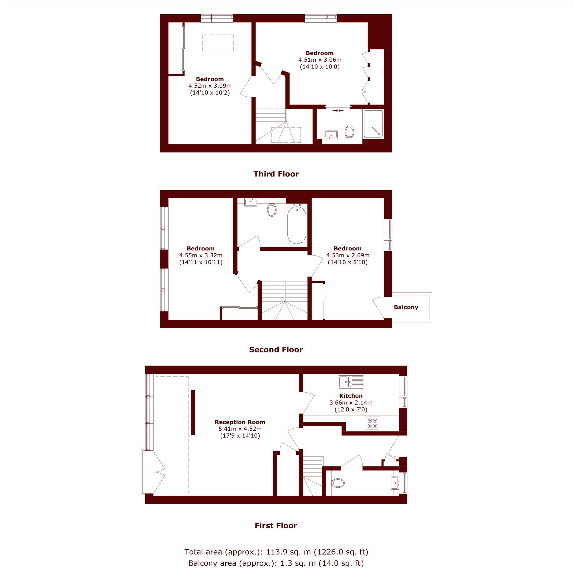 Bywater Place, Bywater Place floorplan