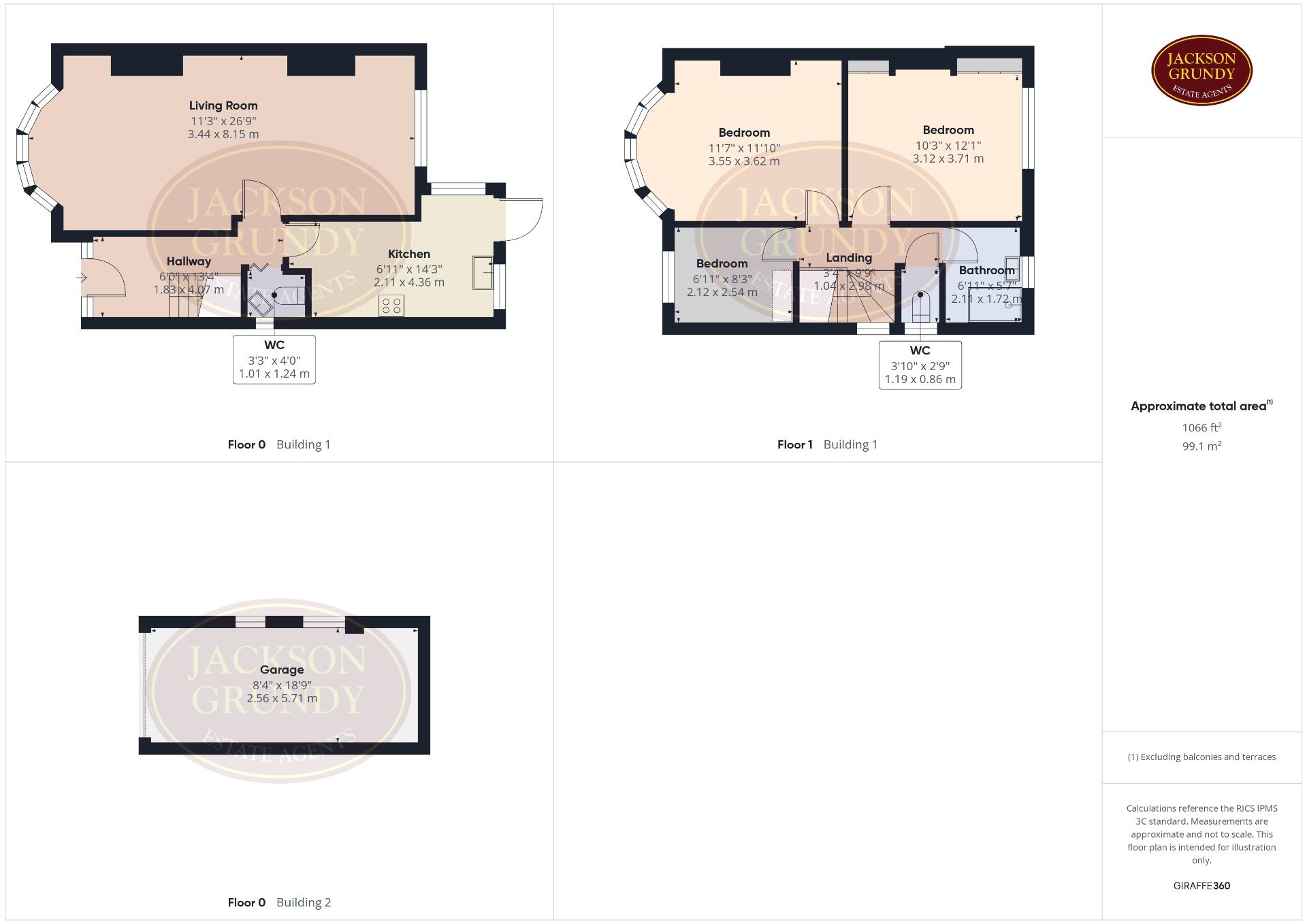 Bush Hill, The Headlands, NN3 2PD floorplan