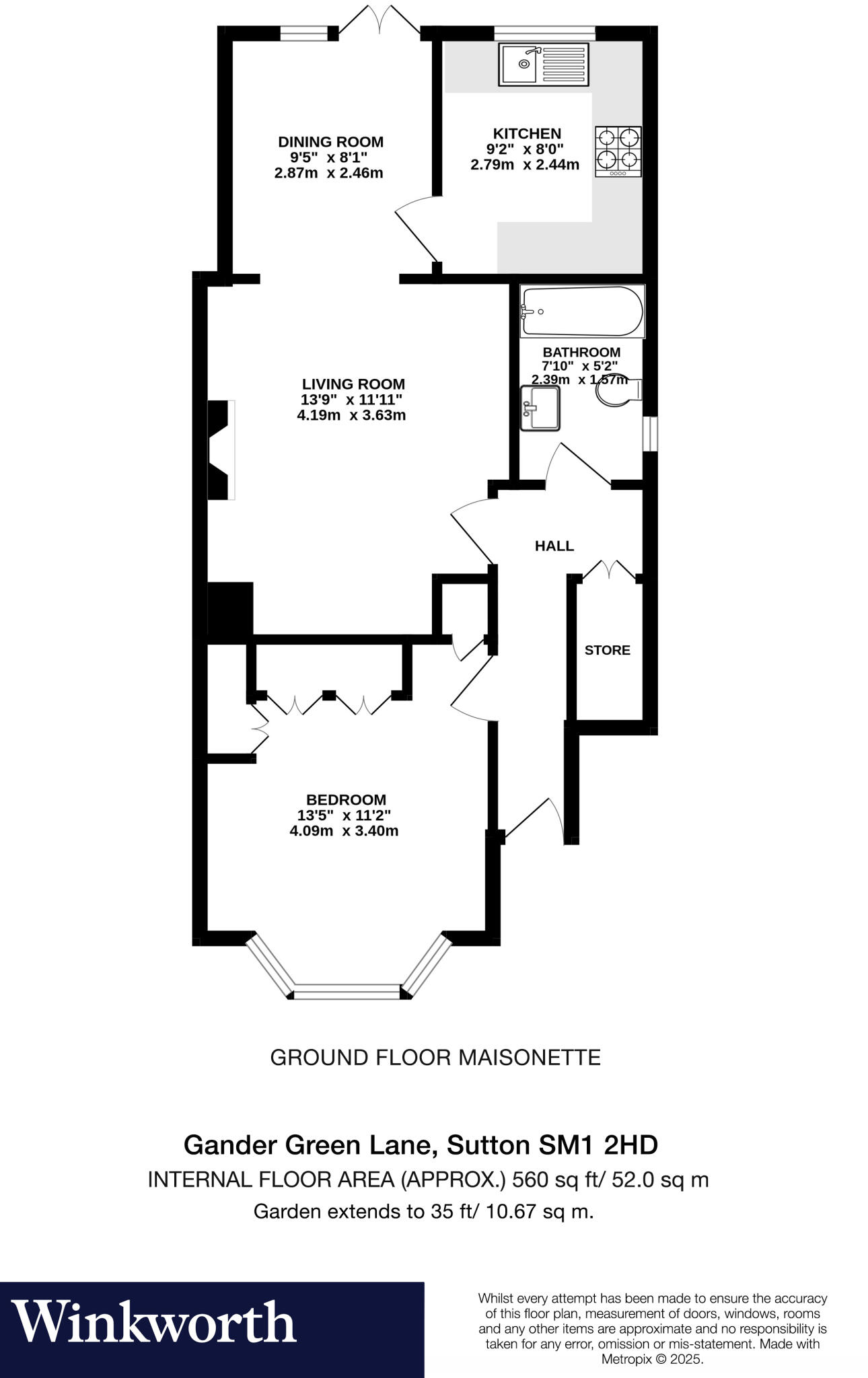 Gander Green Lane, Sutton, SM1 floorplan