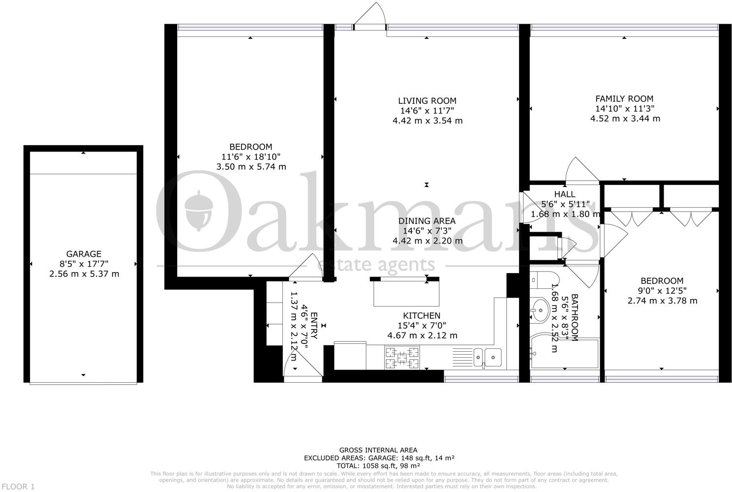 Richmond Hill Road, Birmingham, B15 floorplan
