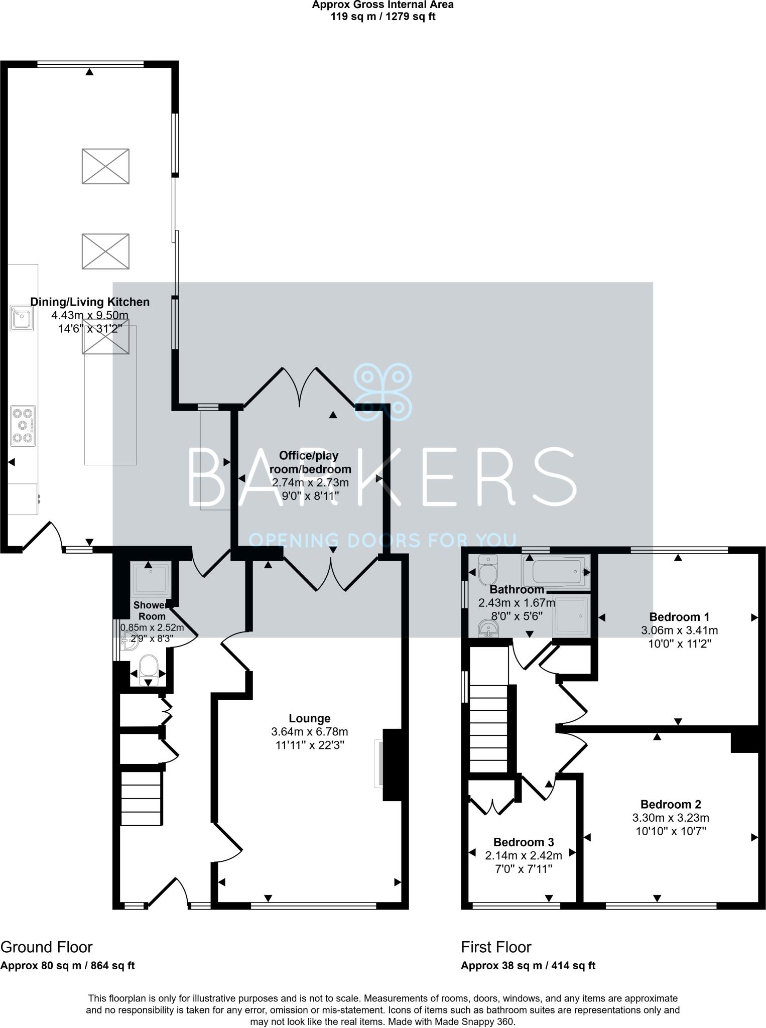 Rutland Road, Upper Batley floorplan