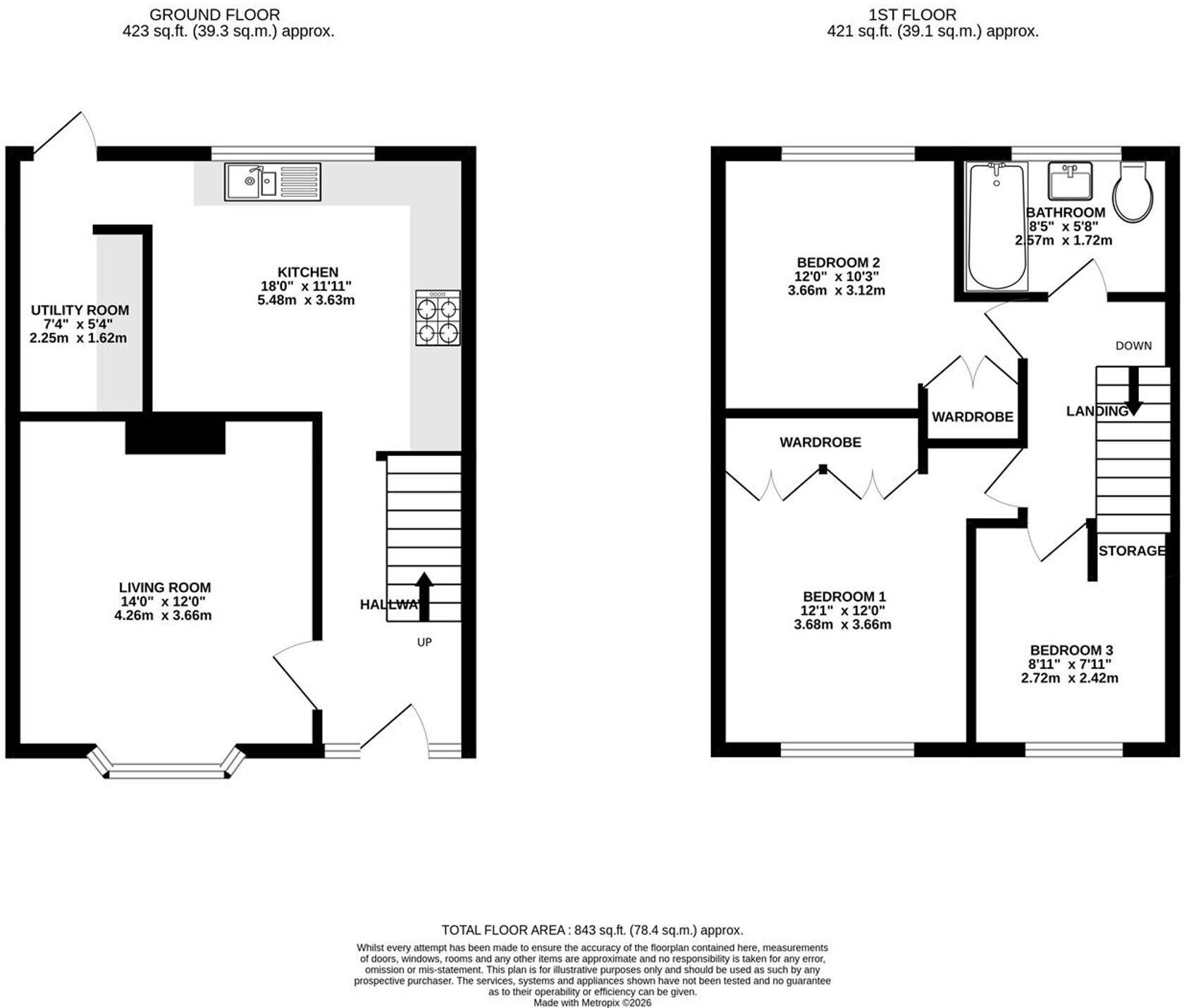 Flaxendale, Cotgrave, NG12 floorplan