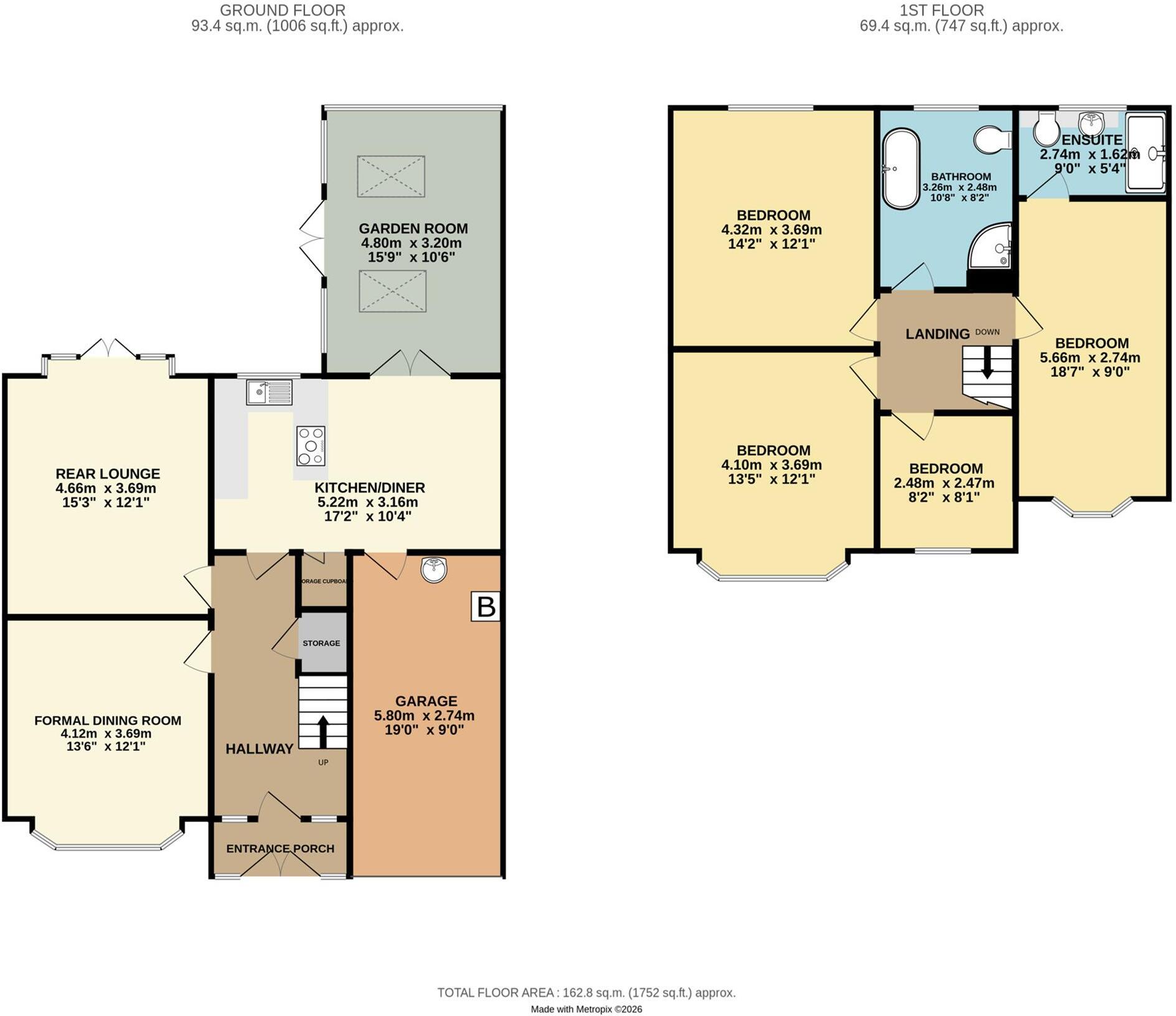 Ashdown Road, Heaton Moor, Stockport, SK4 floorplan