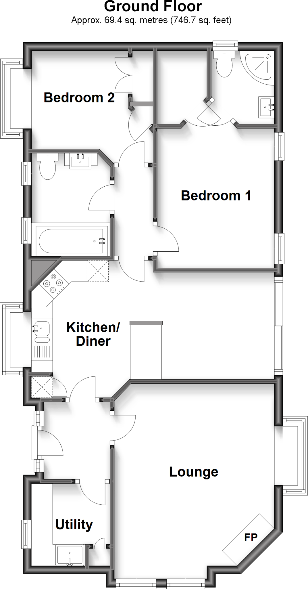 Maidstone Road, Paddock Wood, Kent floorplan
