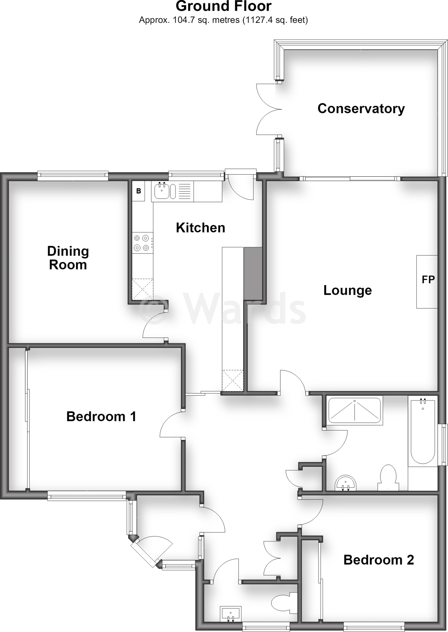 Millfield Road, West Kingsdown, Sevenoaks, Kent floorplan