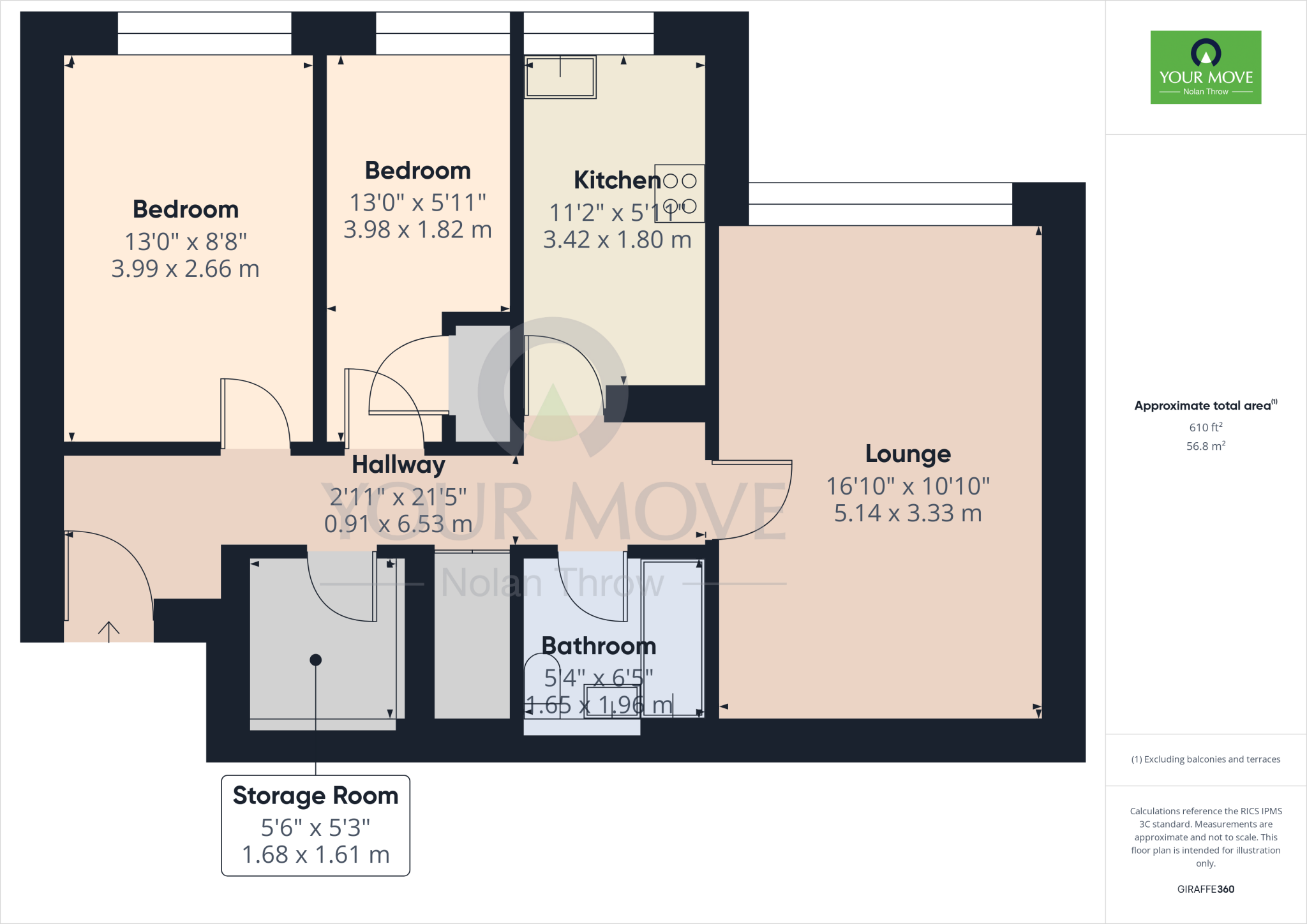 Lone Pine Court, Brixworth, Northampton, Northamptonshire, NN6 floorplan