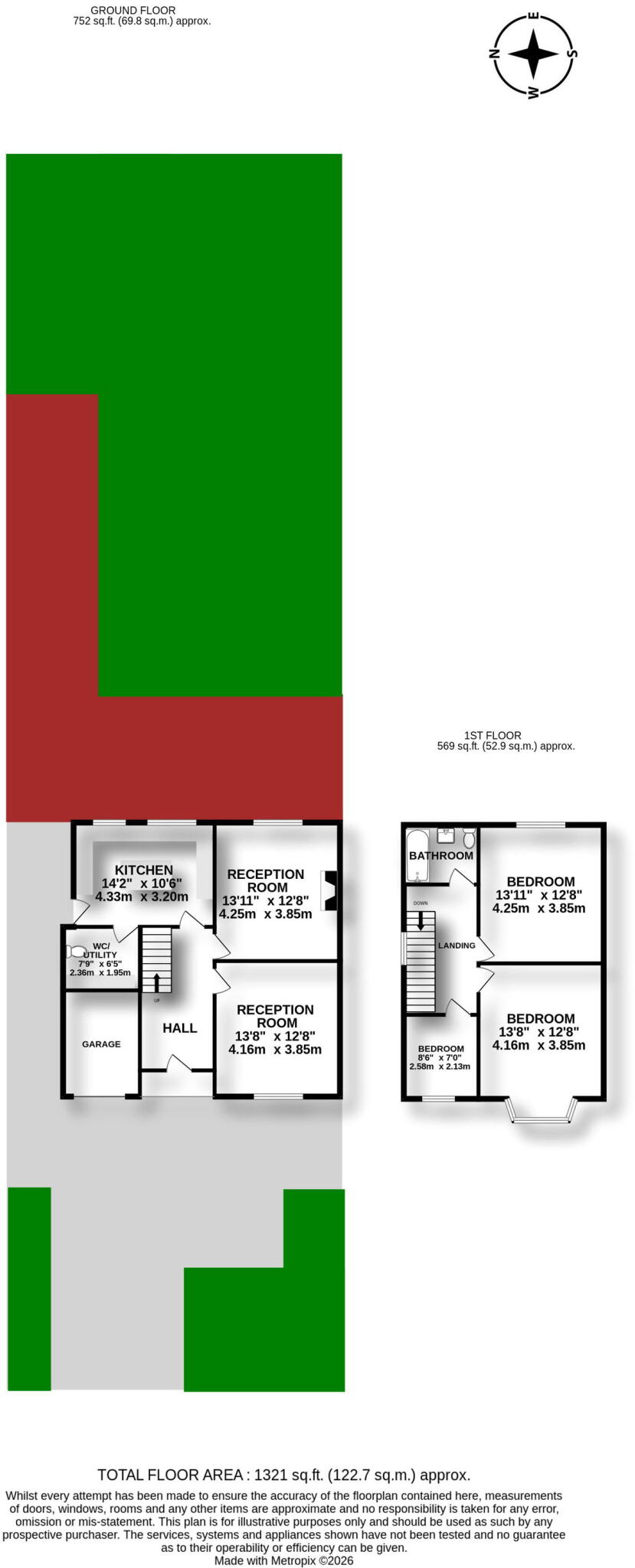 Shackleton Road, Moreton, CH46 floorplan