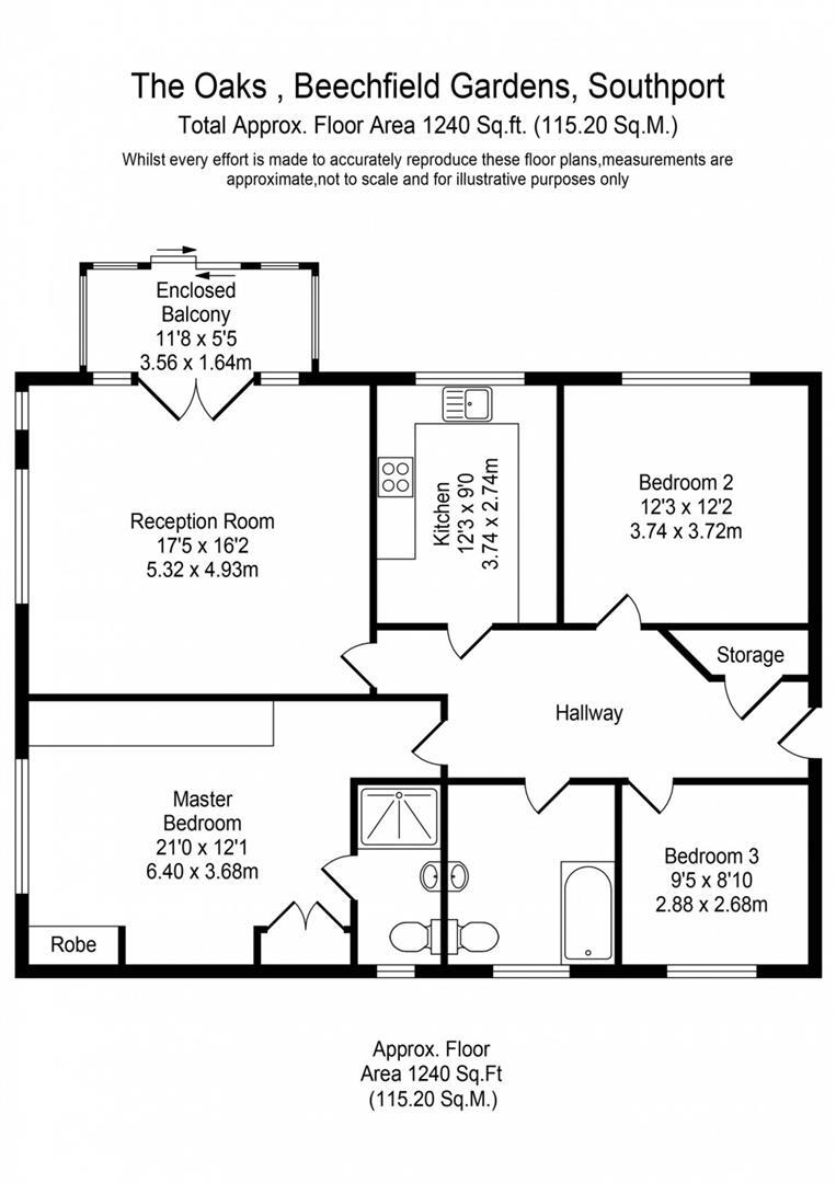 The Oaks ,Beechfield Gardens, Southport floorplan