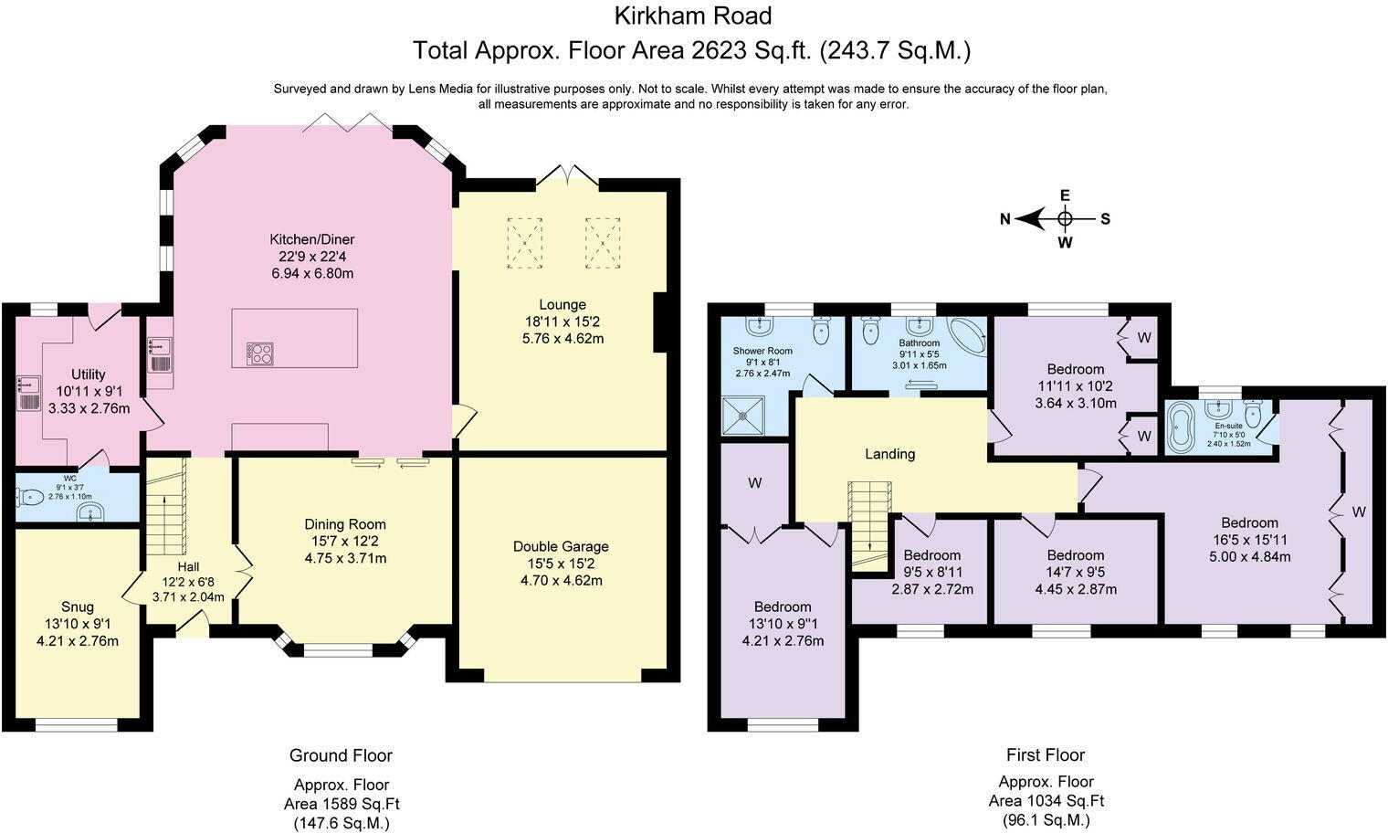 Kirkham Road, Pennington, Leigh floorplan