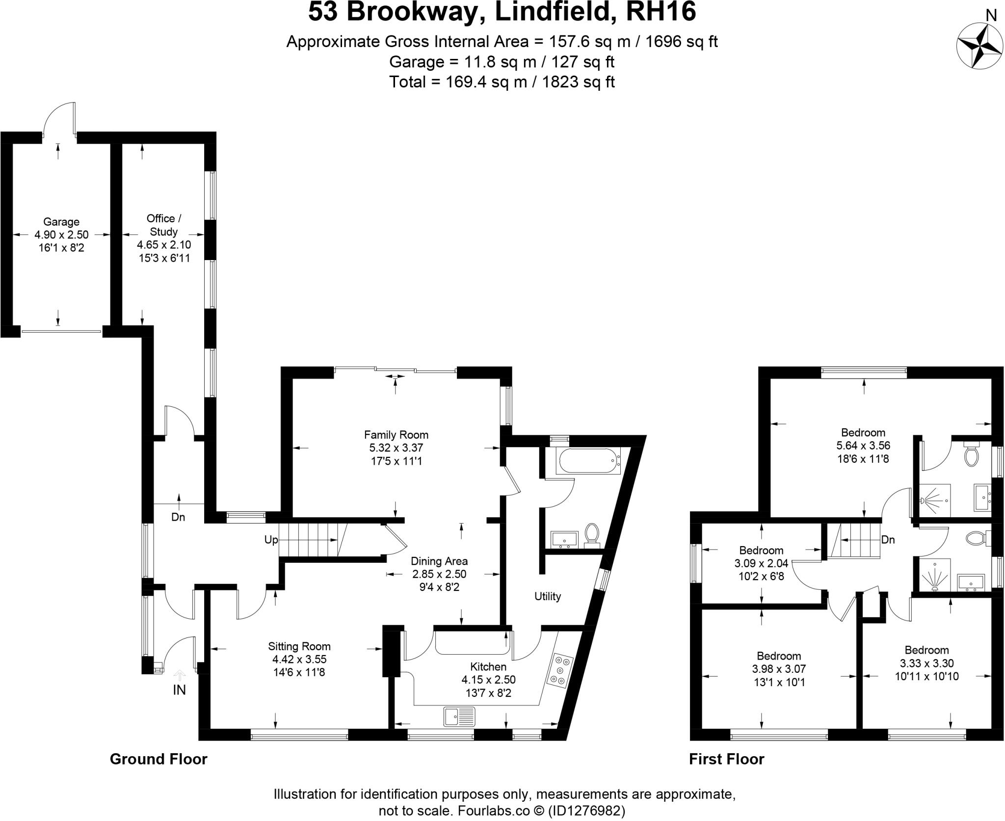 53, Brookway, Lindfield, Haywards Heath, West Sussex, RH16 floorplan